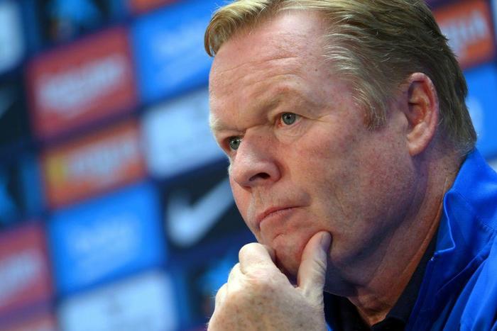 Ronald Koeman's future as Barcelona coach has been uncertain in recent weeks.