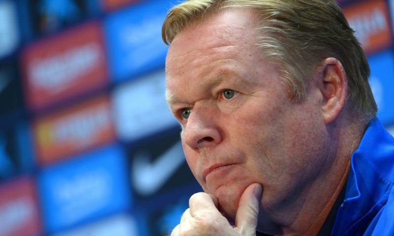 Ronald Koeman's future as Barcelona coach has been uncertain in recent weeks.