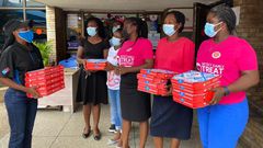 Breast cancer awareness, media storms and Our Day made better with Domino's Ghana