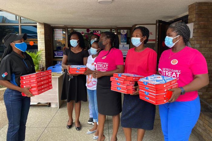 Breast cancer awareness, media storms and Our Day made better with Domino's Ghana