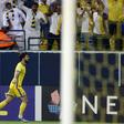 Double up: Al Nassr's Jaloliddin Masharipov celebrates one of his goals