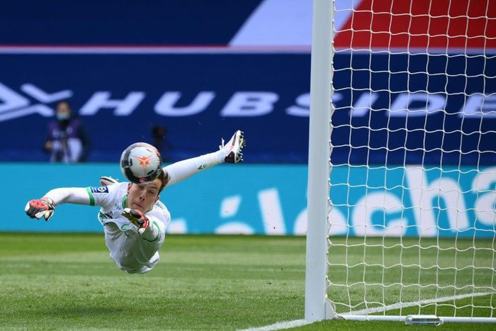 Green fingers: Etienne Green broke into the Saint-Etienne first team in April