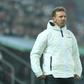 Bayern Munich coach Julian Nagelsmann shows his frustration in the shock defeat at Augsburg