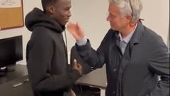 Mourinho and Afena Gyan