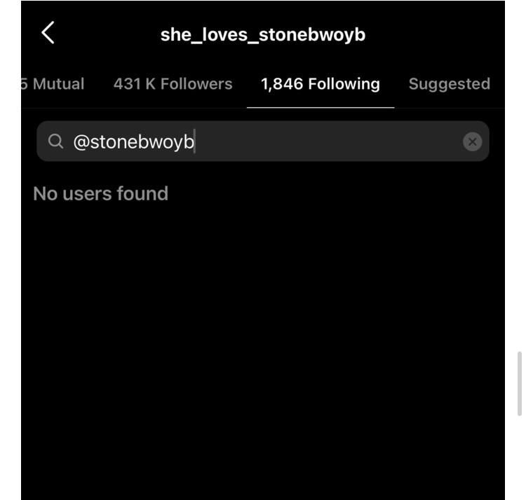 Stonebwoy unfollows his cheerleader Ayisha Modi on IG