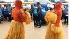 Accept Jesus Christ as Lord and saviour – Bible-holding masquerade preaches