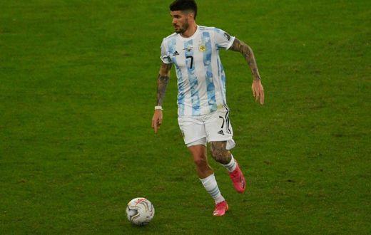 Atletico Madrid's new signing Rodrigo De Paul won the Copa America with Argentina on Saturday
