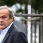 Michel Platini arriving at the Office of the Attorney General of Switzerland in August 2020