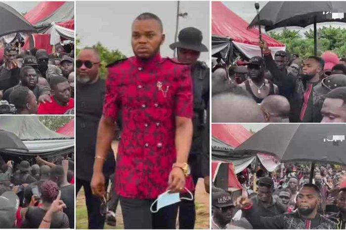 Obinim at his father's funeral