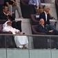 FIFA President Gianni Infantino and Arsene Wenger, the head of global development, at a match in Qatar recently