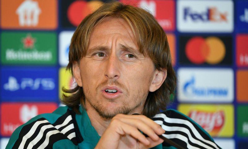 Luka Modric told a press conference ahead of Real Madrid's Champions League game against Shakhtar Donetsk that he was against making World Cups more frequent.