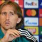 Luka Modric told a press conference ahead of Real Madrid's Champions League game against Shakhtar Donetsk that he was against making World Cups more frequent.