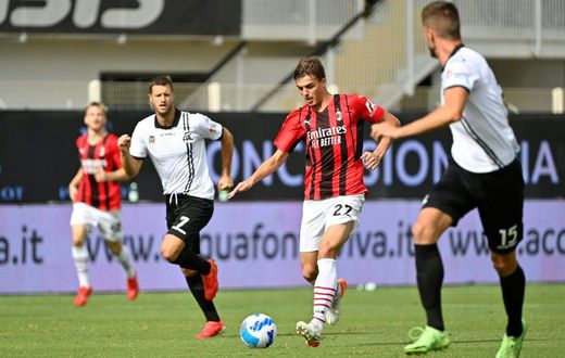 Daniel Maldini scored on his first Serie A start
