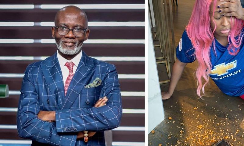 Gabby Otchere Darko trolls frustrated DJ Cuppy over Man United’s 5-0 demolition by Liverpool