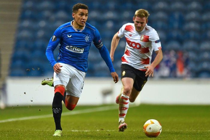 Goalscorer: Rangers captain James Tavernier grabbed the winner against St Johnstone