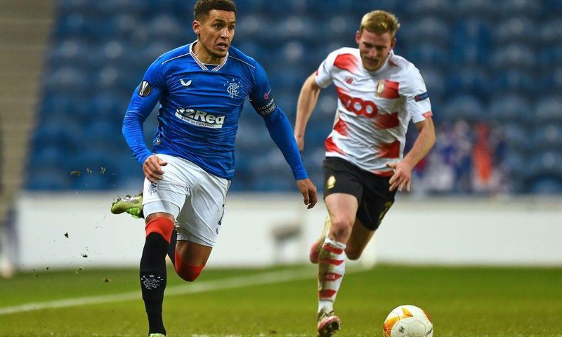 Goalscorer: Rangers captain James Tavernier grabbed the winner against St Johnstone