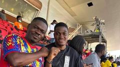 John Mahama’s son Sharaf showed up at stadium to support Hearts of Oak against Wydad