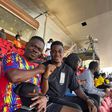 John Mahama’s son Sharaf showed up at stadium to support Hearts of Oak against Wydad