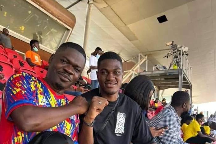 John Mahama’s son Sharaf showed up at stadium to support Hearts of Oak against Wydad