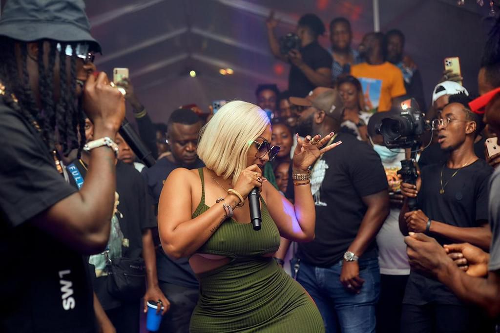 Mona4reall rocks stage with Stonebwoy at Tropical Fiesta