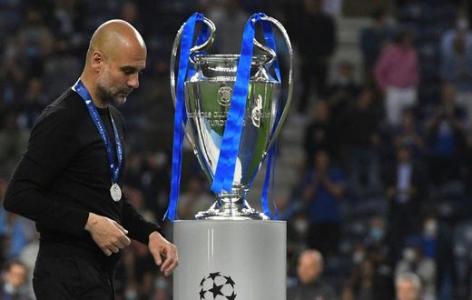 Pep Guardiola's Manchester City were beaten finalists in the 2021 Champions League final
