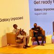 Galaxy Unpacked streaming event with Samsung officials and celebrities