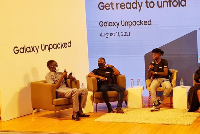 Galaxy Unpacked streaming event with Samsung officials and celebrities