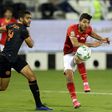 Al Ahly forward Mohamed Sherif (R) scored the first goal in a 3-0 victory over Kaizer Chiefs in the CAF Champions League final in Casablanca on Saturday