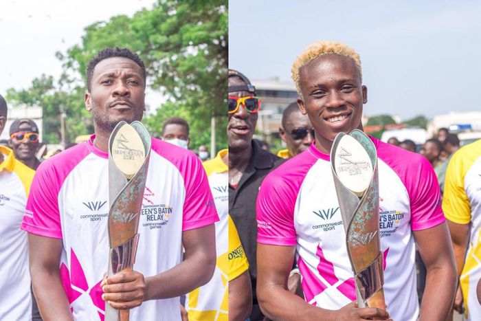 Asamoah Gyan, Samuel Takyi receive Queen’s Baton as parade continues