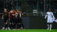 Freiburg inflicted a humiliating defeat on Borussia Moenchengladbach in the Bundesliga on Sunday