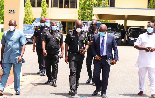 Police and COCOBOD officials