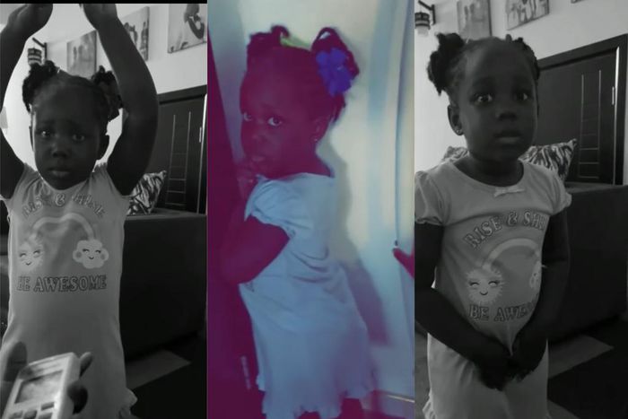 ‘I didn’t mean to’ - Stonebwoy’s daughter begs as she receives punishment for being ‘naughty’
