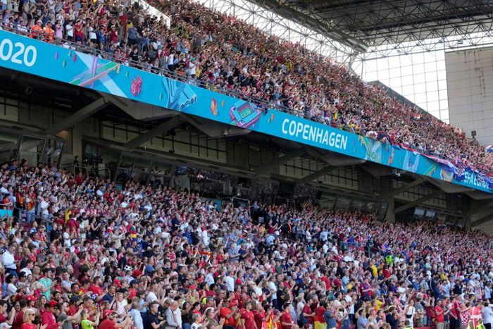 Crowd sizes are growing as the Euro 2020 championship moves into the knockout phases