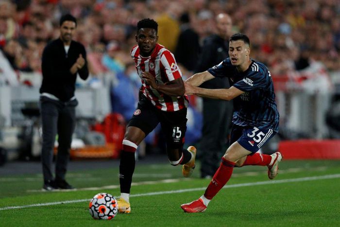 A word from our sponsors: Arsenal, who wear 'Visit Rwanda' on their sleeves were criticised by Rwanda president Paul Kagame after they failed to keep up at Brentford