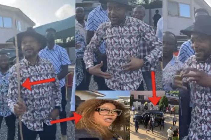 Owusu Bempah at Agradaa’s home