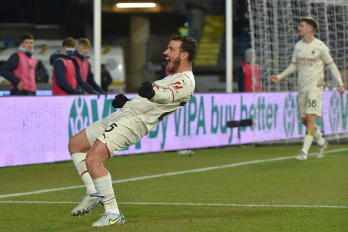 Alessandro Florenzi's free-kick strike was his first goal for AC Milan
