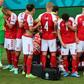 Denmark's players formed a protective ring around Christian Eriksen after he suffered a cardiac arrest in their opening match of Euro 2020 against Finland