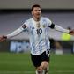 Argentina's Lionel Messi celebrates after scoring against Bolivia in a World Cup qualifier on Thursday