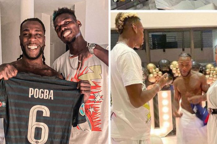 Watch: Paul Pogba joins Burna Boy’s birthday party celebration in Miami