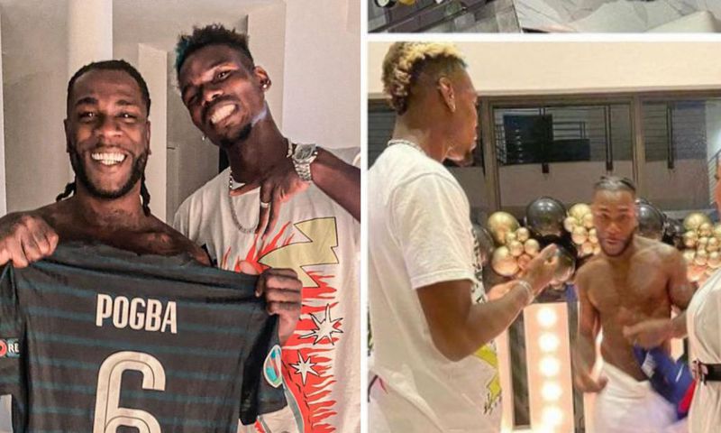 Watch: Paul Pogba joins Burna Boy’s birthday party celebration in Miami