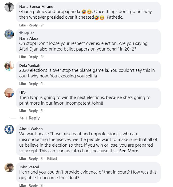 Facebook comments