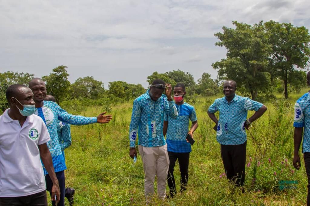 Inspection of some land sites by the UPNMG Leadership