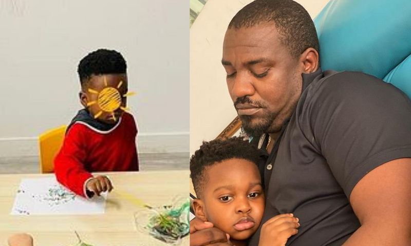John Dumelo enrols son in daycare