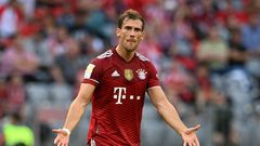 Bayern Munich midfielder Leon Goretzka is struggling with a hip injury