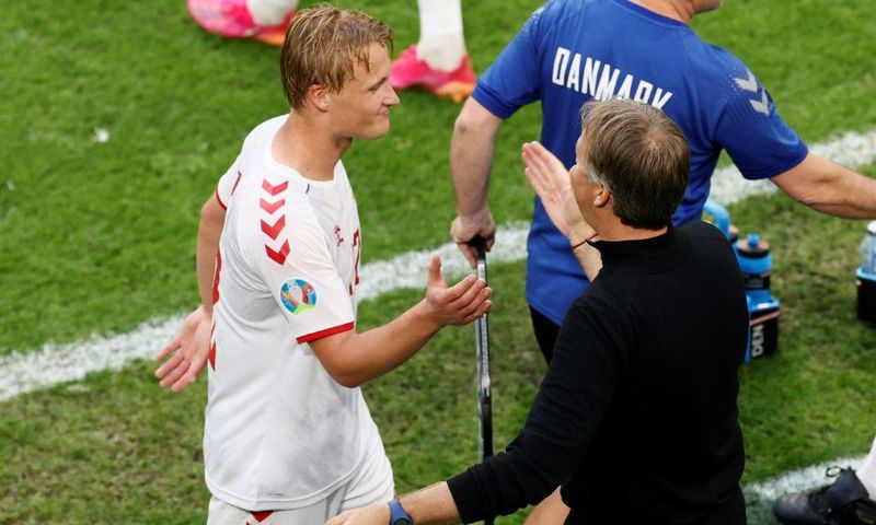 Kasper Dolberg was Denmark's hero against Wales on Saturday but he could hardly have endured a more trying year building up to Euro 2020