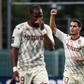Wissam Ben Yedder (R) has scored four times in his past three games for Monaco