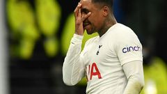 Steven Bergwijn scored his first goal of the season for Tottenham