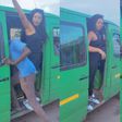 Shatta Michy turns trotro mate?