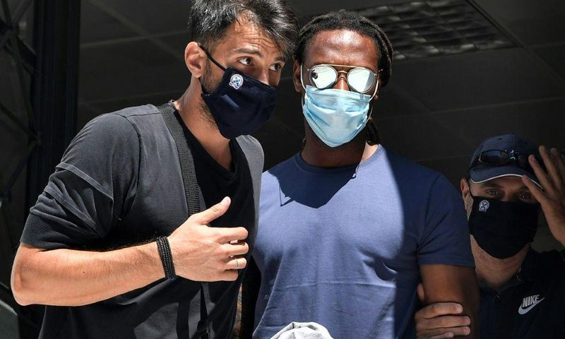 Ruben Semedo leaves Monday's hearing before an Athens public prosecutor