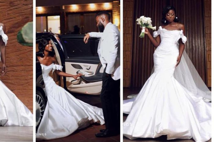 Sika Osei got married in the dreamiest wedding gown ever [Photos/Videos]